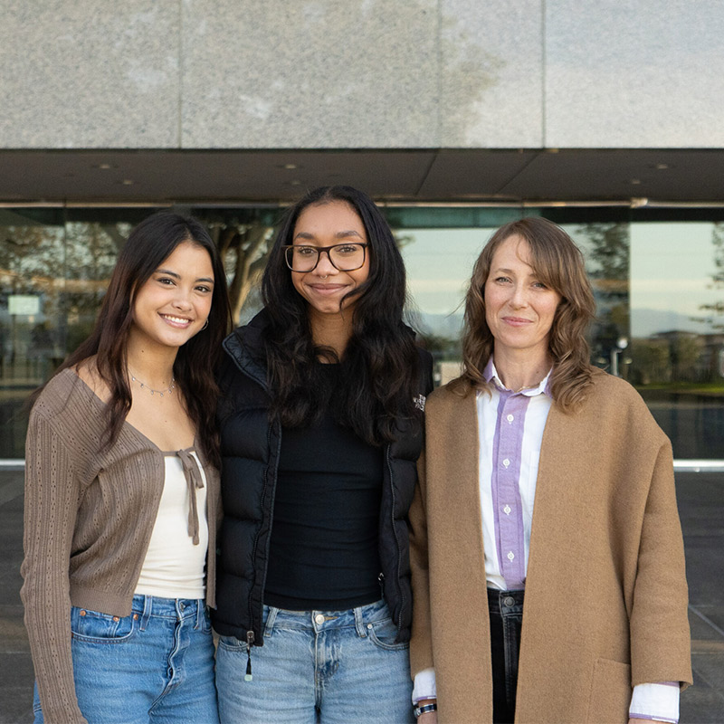 LMU Professor Amanda Apgar and Students